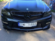 Mercedes C-Class W204 AMG C63 Facelift 2011-2014 Frontsplitter V.1 Maxton Design